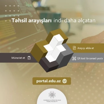 Elektron arayışlar xidməti istifadəyə verilib