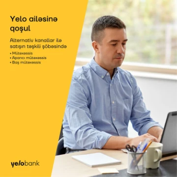 Alternativ kanallar ilə satışın təşkili şöbəsində mütəxəssis / aparıcı mütəxəssis / baş mütəxəssis vakansiyası