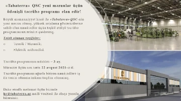 Məzunlar üçün ödənişli təcrübə proqramı