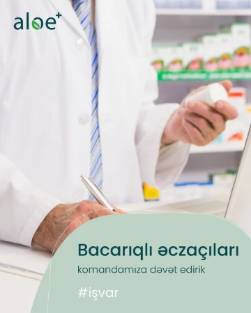 Yeni açılacaq HÖVSAN vəSUMQAYIT apteklərinəƏCZAÇILARaxtarılır