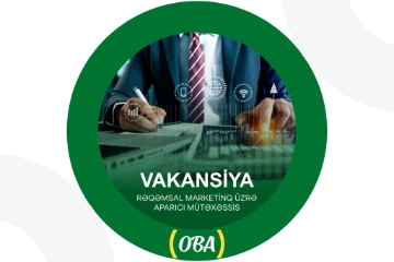 "Rəqəmsal marketinq üzrə aparıcı mütəxəssis" vakansiyası