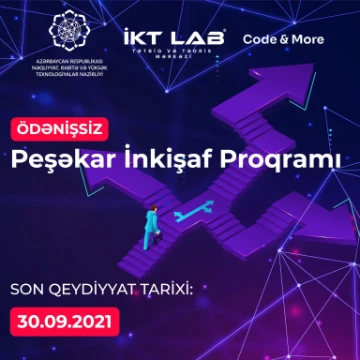 Peşəkar İnkişaf Proqramının ödənişsiz təlimlərinə qeydiyyat davam edir