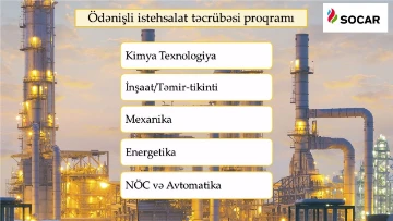 Neft və qaz sənayesində istehsalat təcrübəsi