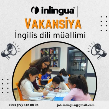 İngilis dili müəllimi vakansiyası