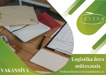 Logistika üzrə mütəxəssis vakansiyası