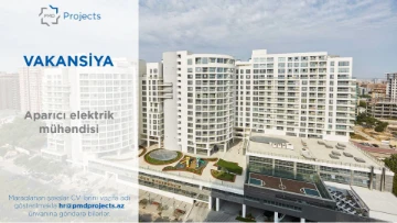 " Aparıcı elektrik mühəndisi " vakansiyası