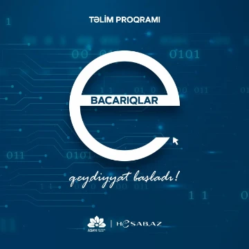 E-bacarıqlar təlim proqramına qeydiyyat başladı
