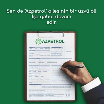 “Azpetrol” şirkətində işə qəbul davam edir!