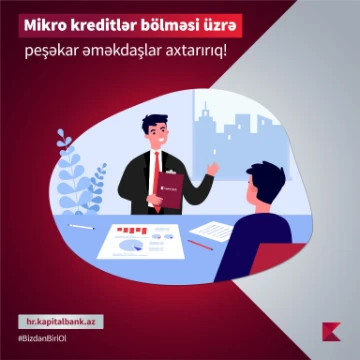 Mikro kreditlər üzrə Mütəxəssis / Aparıcı / Baş Mütəxəssis (Regionlar)