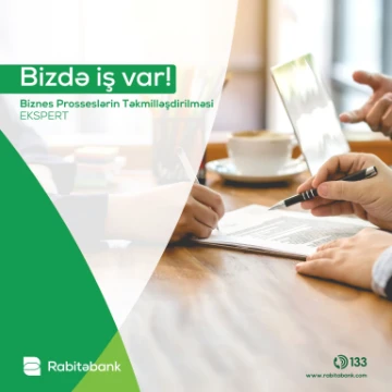 BiznesProsseslərinTəkmilləşdirilməsişöbəsindəEkspertvakansiyası