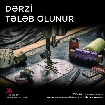 Dərzi vəzifəsi üzrə vakansiyası