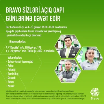 BRAVO-DA İŞİNİZ OLSUN!