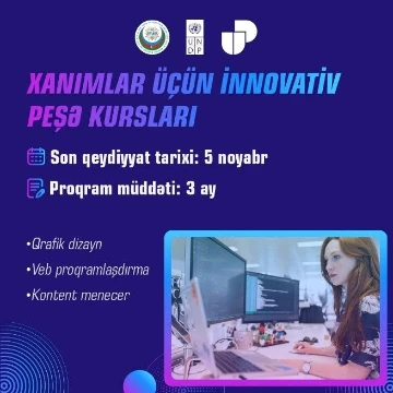 Xanımlar üçün innovativ peşə kursları