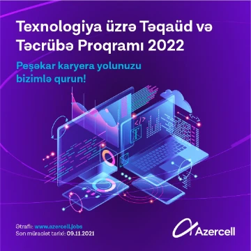 “Azercell Telekom” MMC tələbələrə aylıq təqaüd almaq imkanını təqdim edir