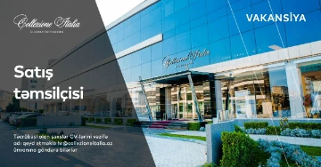 Satış təmsilçisi vakansiyası