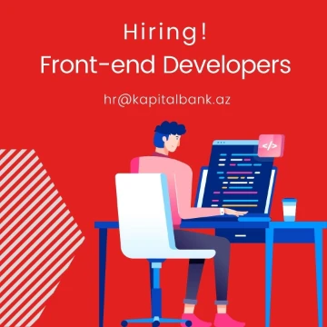 Kapital bank ishiring frontend developersfor our Agile team.