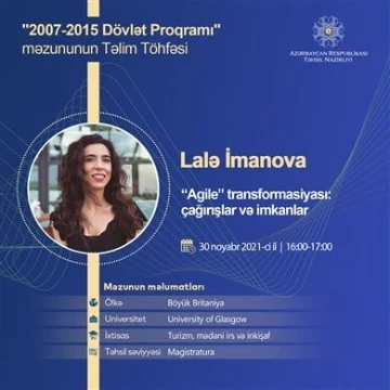 “Agile transformasiyası: çağırışlar və imkanlar” mövzusunda təlim keçiriləcək