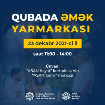 İşsiz və işaxtaran şəxslərin nəzərinə!