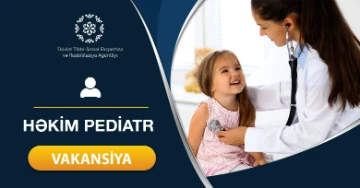 Həkim - Pediatr vakansiyası