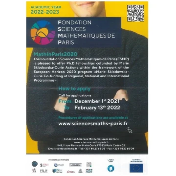 MATHINPARIS2020 – Call for applications