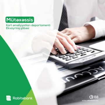 Ekvayrinq şöbəsinin mütəxəssisi vakansiyası