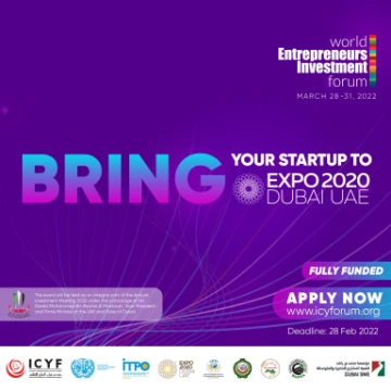 Call For Application: World Entrepreneurs Investment Forum (WEIF) 2022