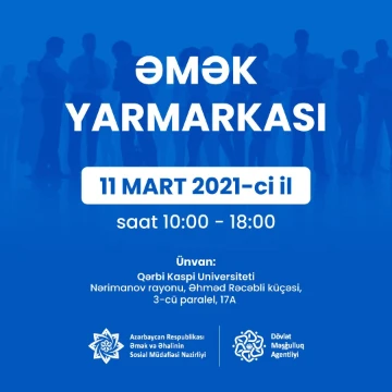 İşsiz və işaxtaran şəxslərin nəzərinə!