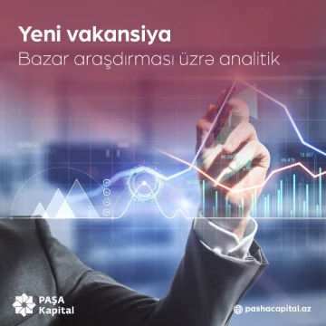 Bazar araşdırması üzrə Analitik vakansiyası