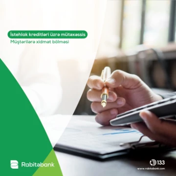 “Rabitəbank” ASC Gəncə və Kürdəmir filiallarına İstehlak kreditləri mütəxəssisi vakansiyası üzrə işə qəbul elan edir