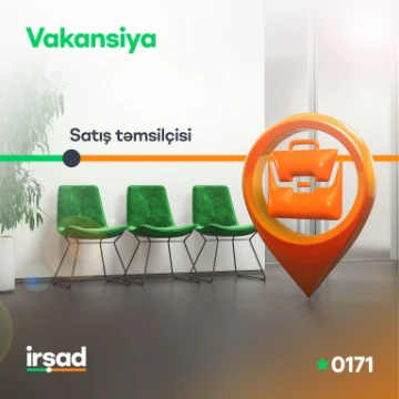"Satış məsləhətçisi" vəzifəsi üzrə vakansiya