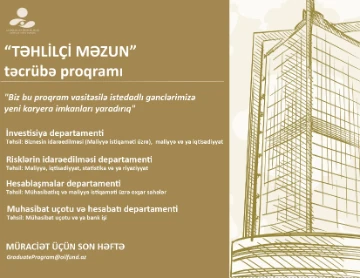 "Təhlilçi Məzun”təcrübə proqramı