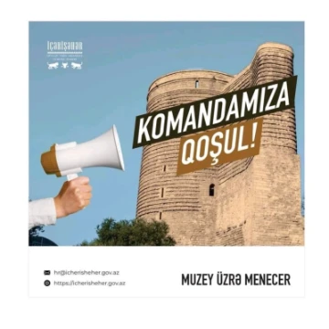 Muzey üzrəmenecervəzifəsi üzrə vakansiya