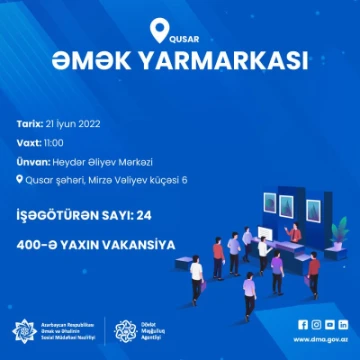 İşsiz və işaxtaran şəxslərin nəzərinə!