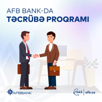 “AFB BANK” ASC təcrübə proqramına start verir!