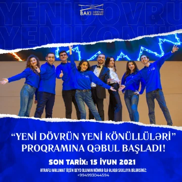 "Yeni Dövrün Yeni Könüllüləri- 4" proqramı