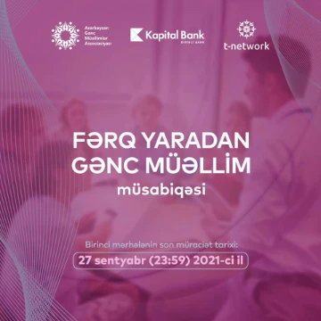 Fərq yaradan gənc müəllim müsabiqəsi!