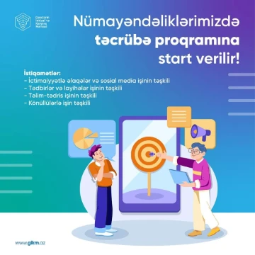 "Gənc kadr" təcrübə proqramına start verilir
