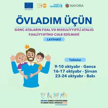 “ÖVLADIM ÜÇÜN - Gənc ataların fəal və məsuliyyətli atalıq fəaliyyətinə cəlb edilməsi” layihəsi