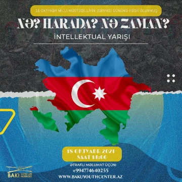 Nə? Harada? Nə zaman? intellektual yarış keçiriləcək