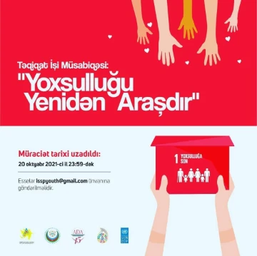 "Yoxsulluğu Yenidən Araşdır" Tədqiqat İşi Müsabiqəsi