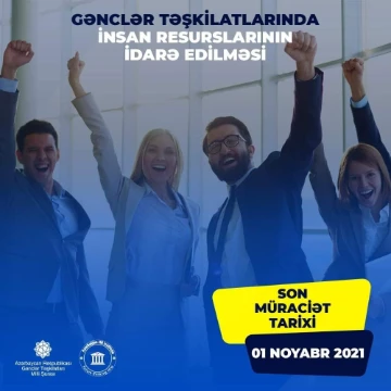 "Gənclər Təşkilatlarında İnsan Resurslarının idarə edilməsi" proqramı