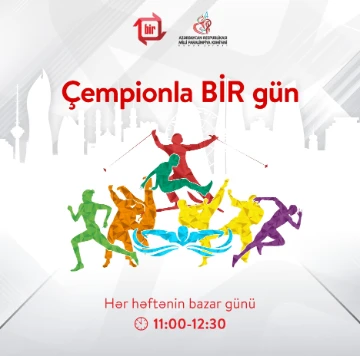 Tələbə-könüllülər "Çempionla BİR Gün"də !
