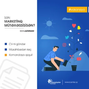 Marketinq mütəxəssisi vakansiyası
