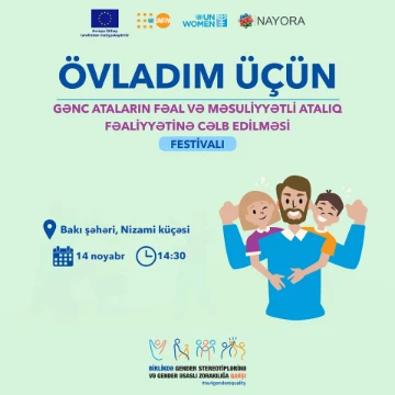 "Gənc ataların fəal və məsuliyyətli atalıq fəaliyyətinə cəlb edilməsi” festivalı keçiriləcək