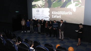 “Könüllülərin Zəfəri” Klipinin təqdimatı keçirilib