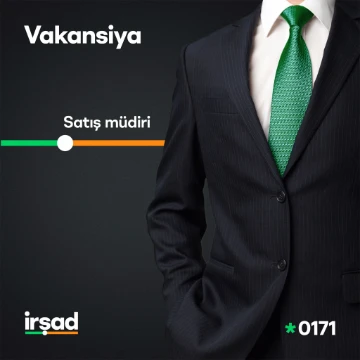 "Satış müdiri" vəzifəsi üzrə vakansiya