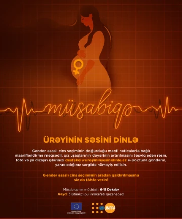 "Ürəyinin Səsini Dinlə" rəsm, foto, dizayn müsabiqəsi