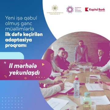 Müəllimlərin adaptasiya proqramının 2-ci mərhələsi yekunlaşdı