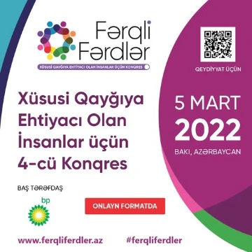 4-cü “Fərqli Fərdlər” konqresi keçiriləcək