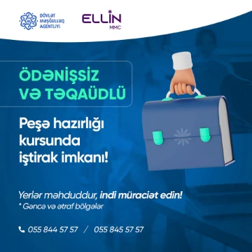 Gəncə və ətraf bölgələrdə peşə hazırlığı təlimləri